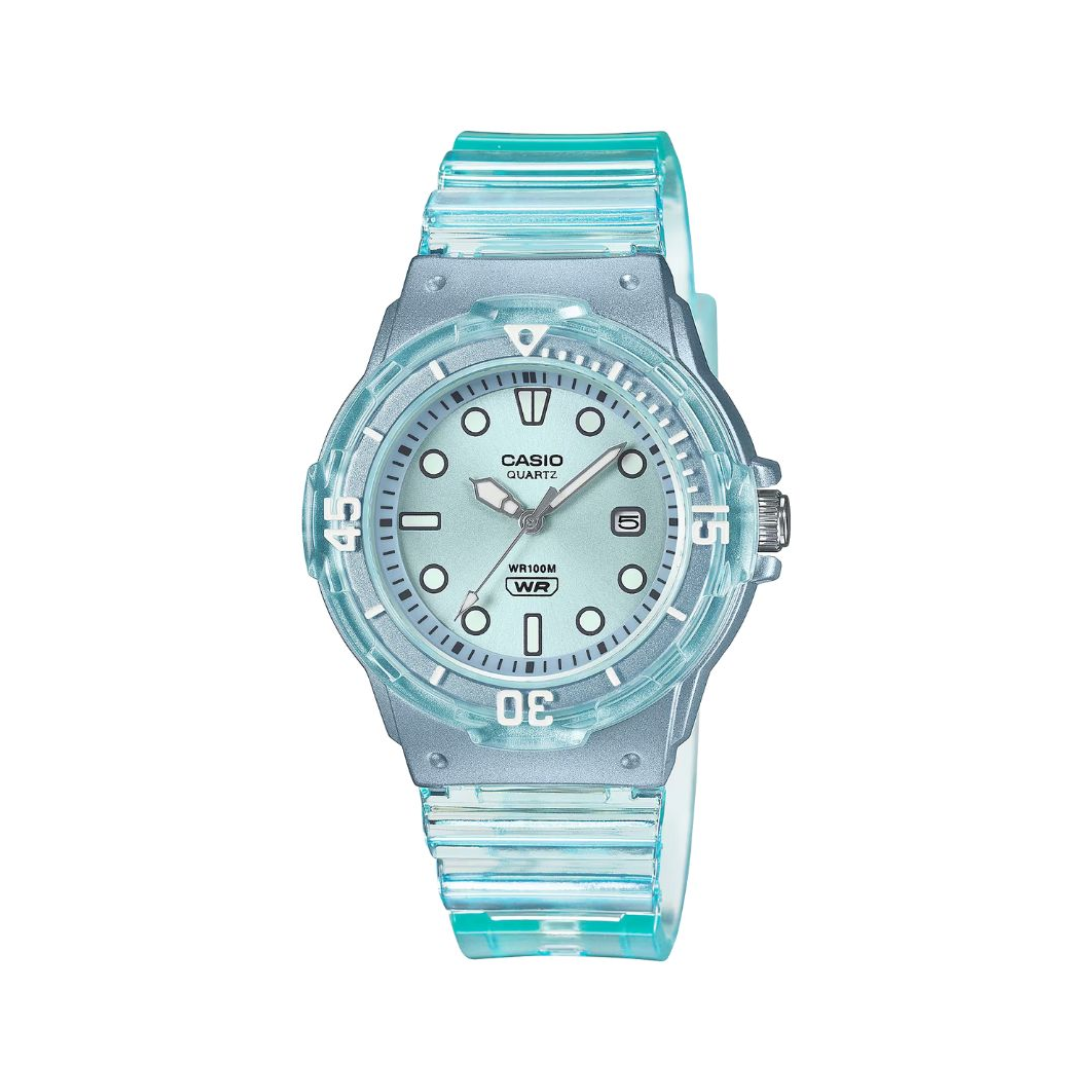 Casio Analog Sport Transparent Strap Watch