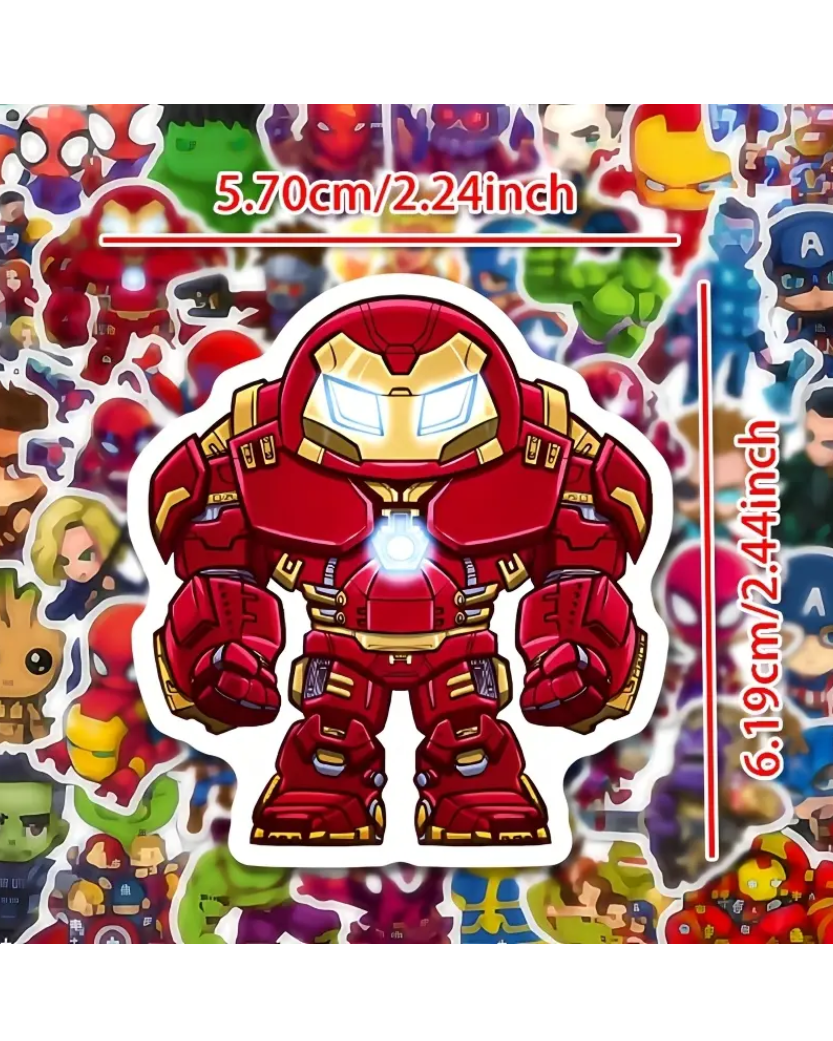 Superheroes Stickers - Deadpool, Venom