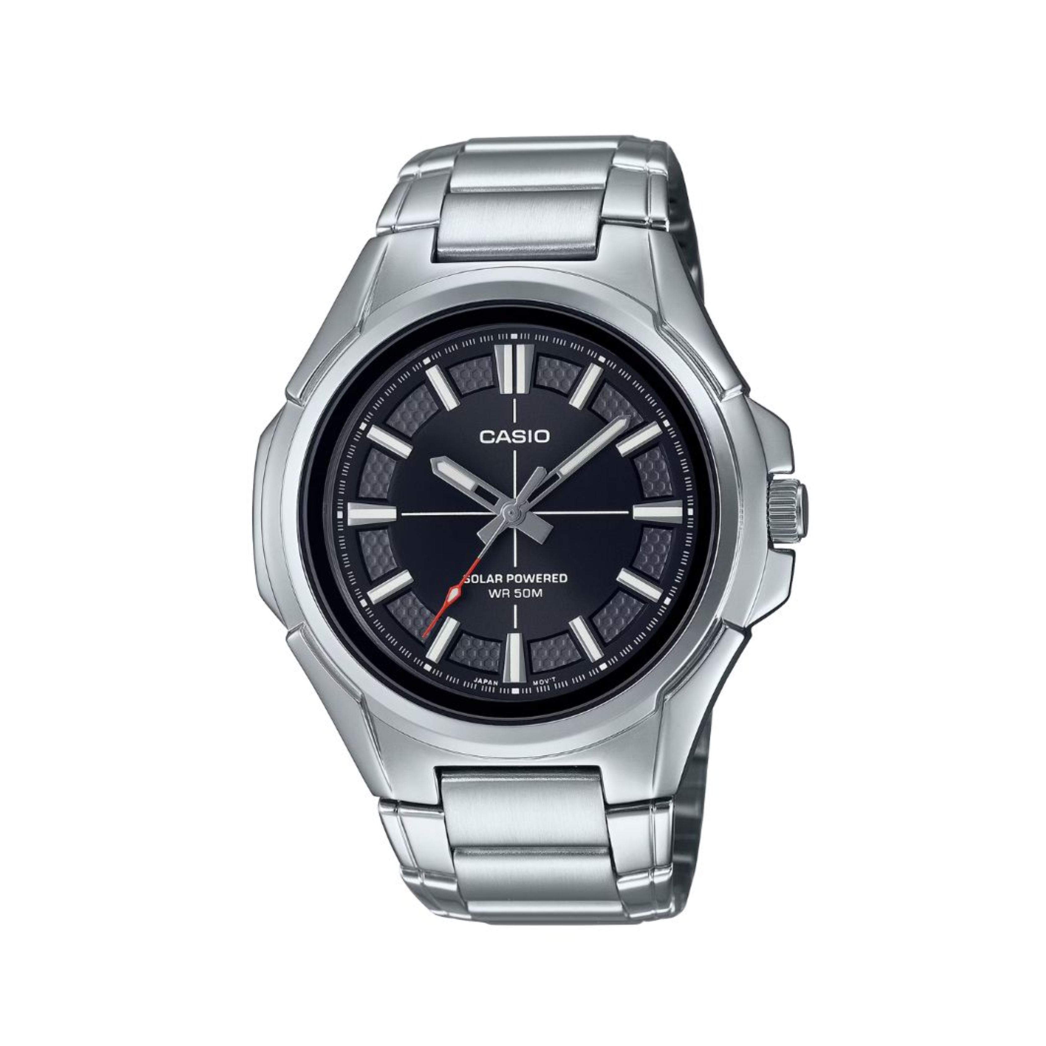 Casio Solar Powered Stainless Steel Watch
