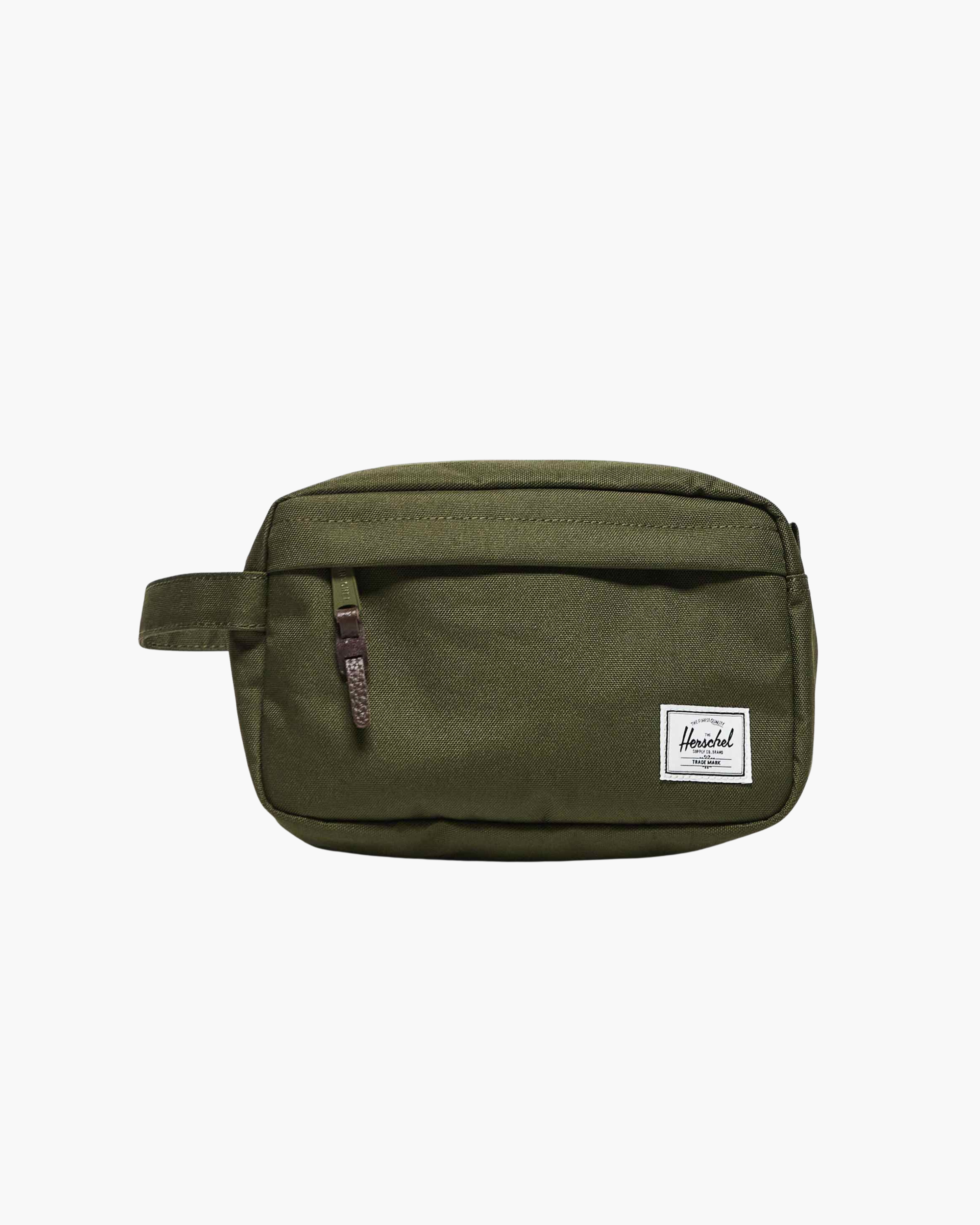 Herschel Supply Co chapter travel kit washbag in dark green