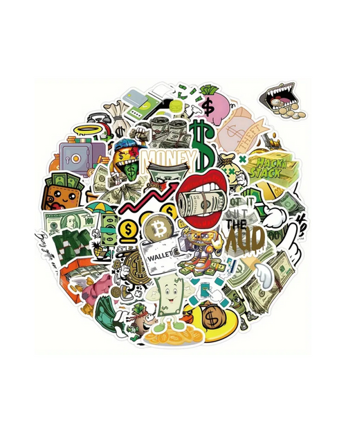 50pcs Money Stickers