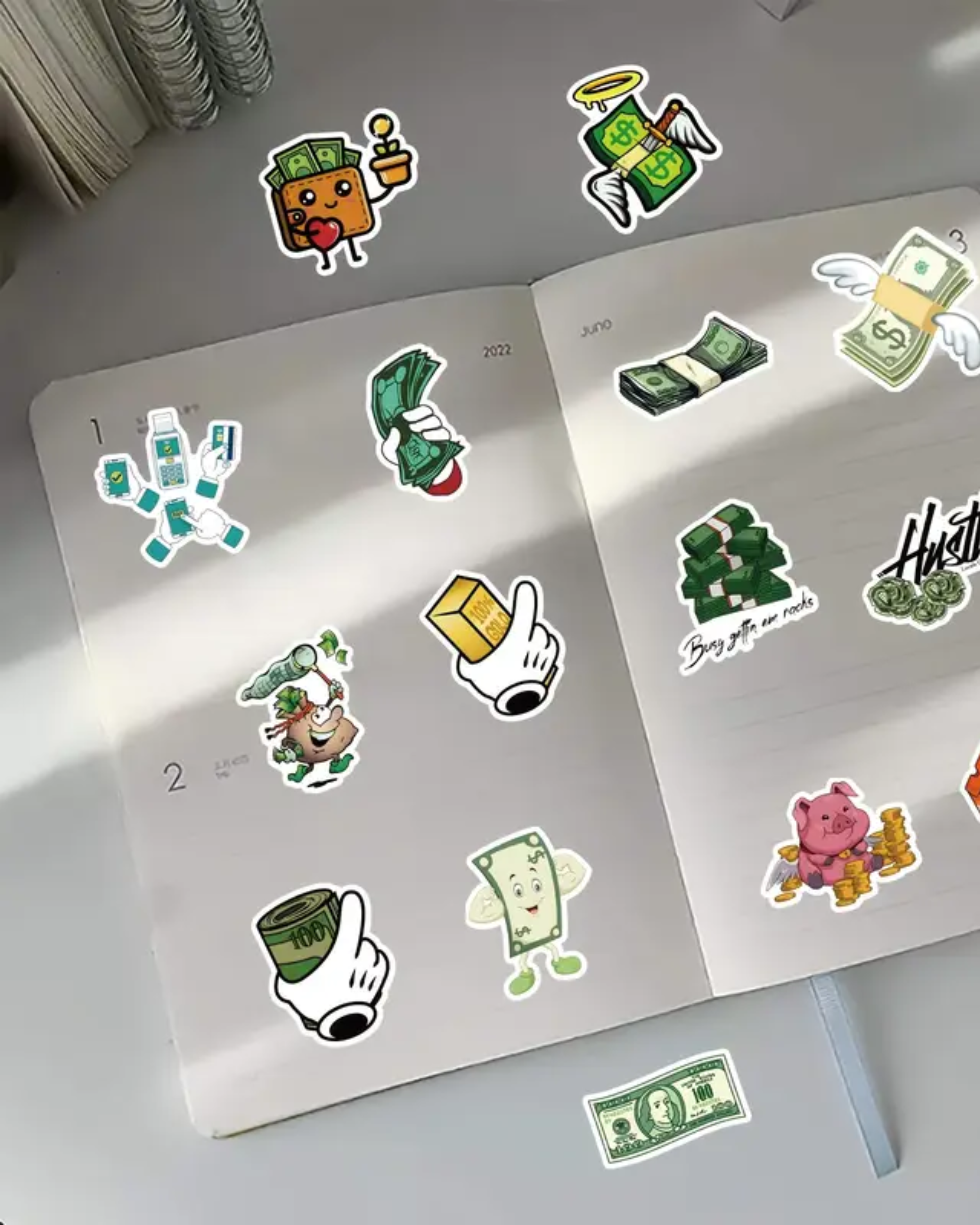 50pcs Money Stickers