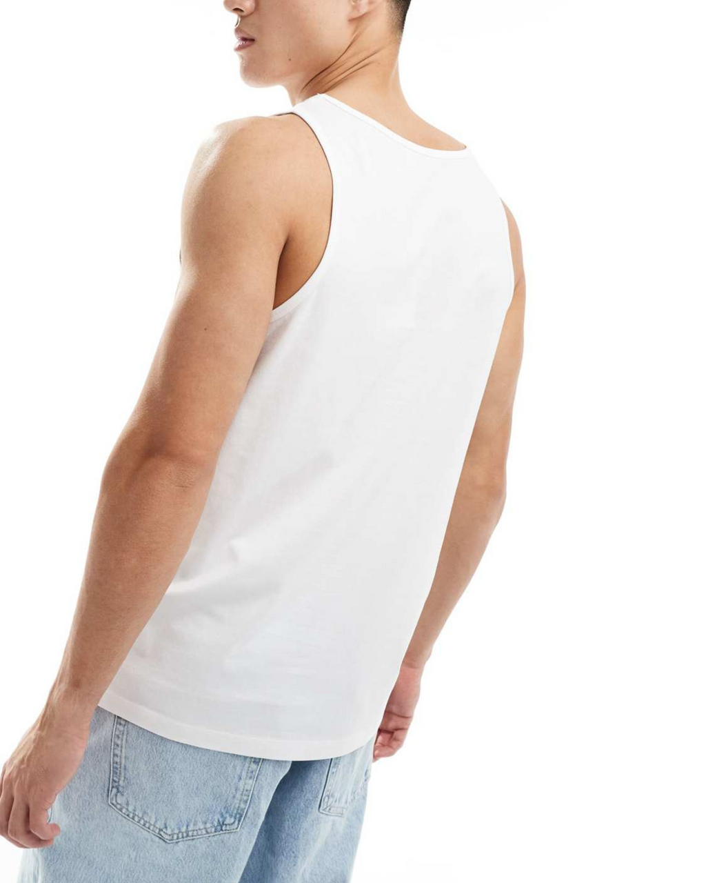 ASOS DESIGN 3 pack vests in multi