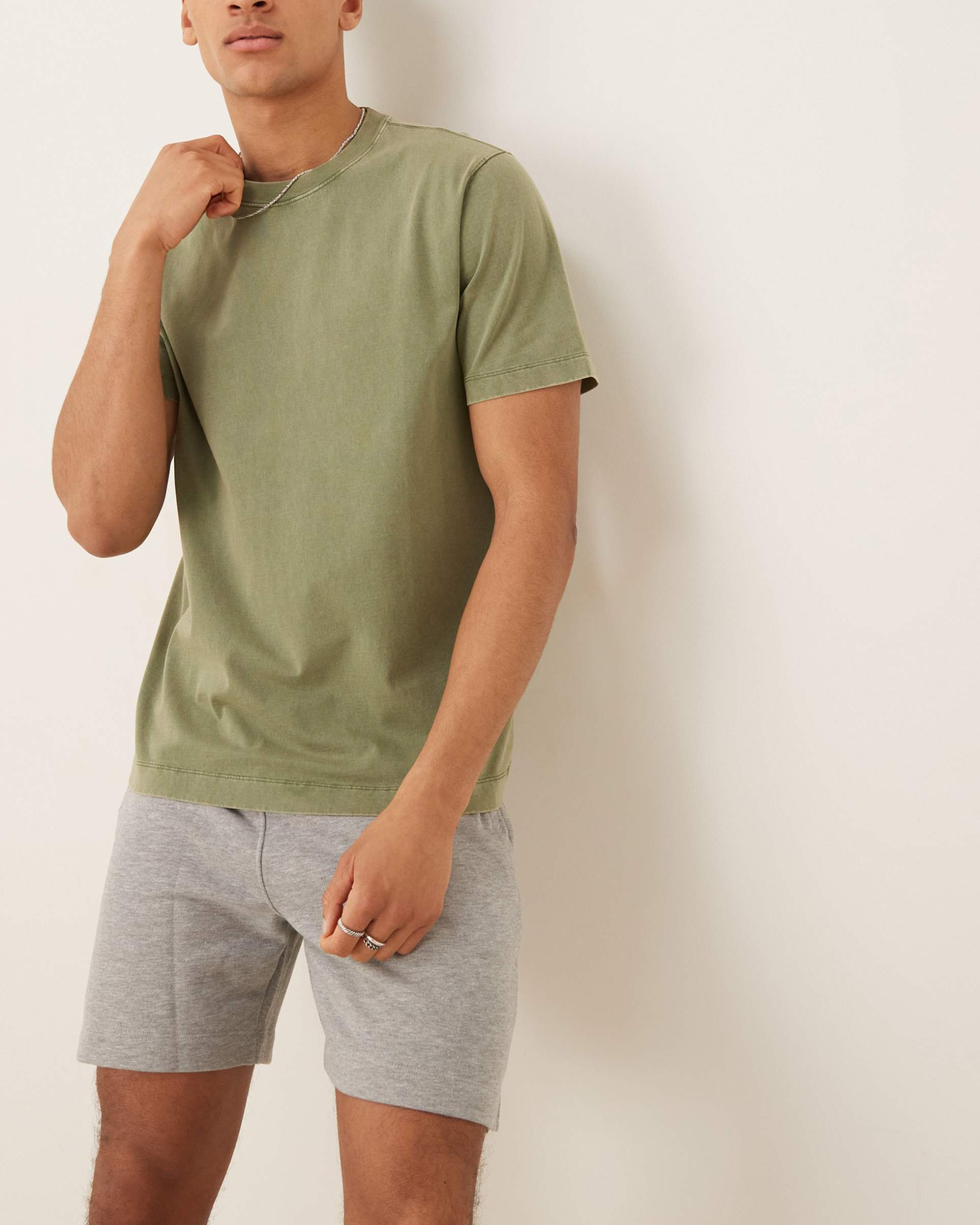 Abercrombie & Fitch 3 pack essential t-shirt pack in blue multi