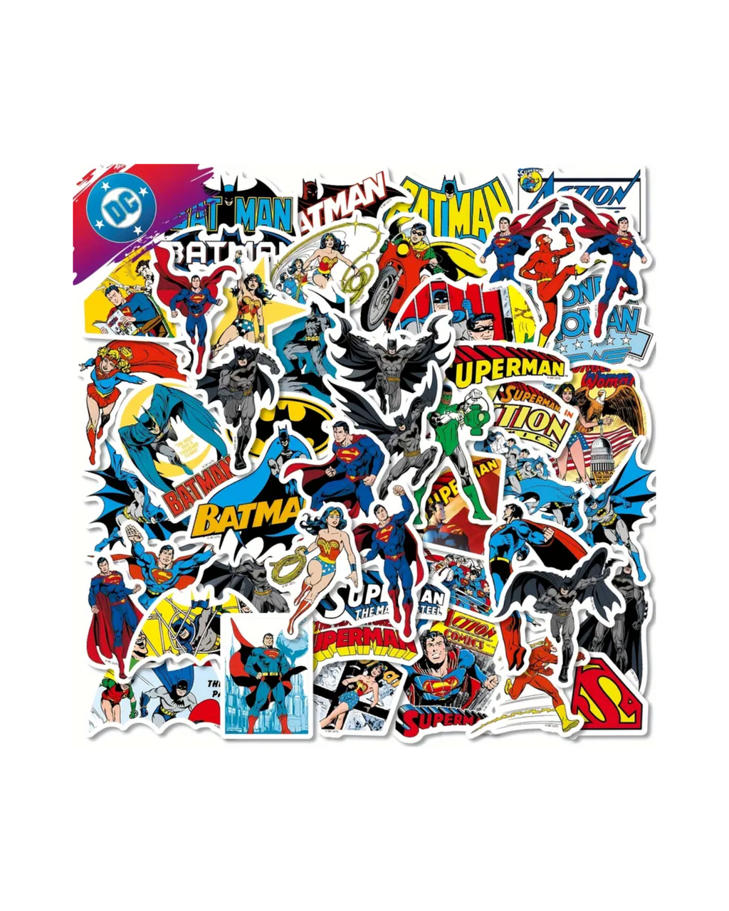Justice League Cartoon Stickers