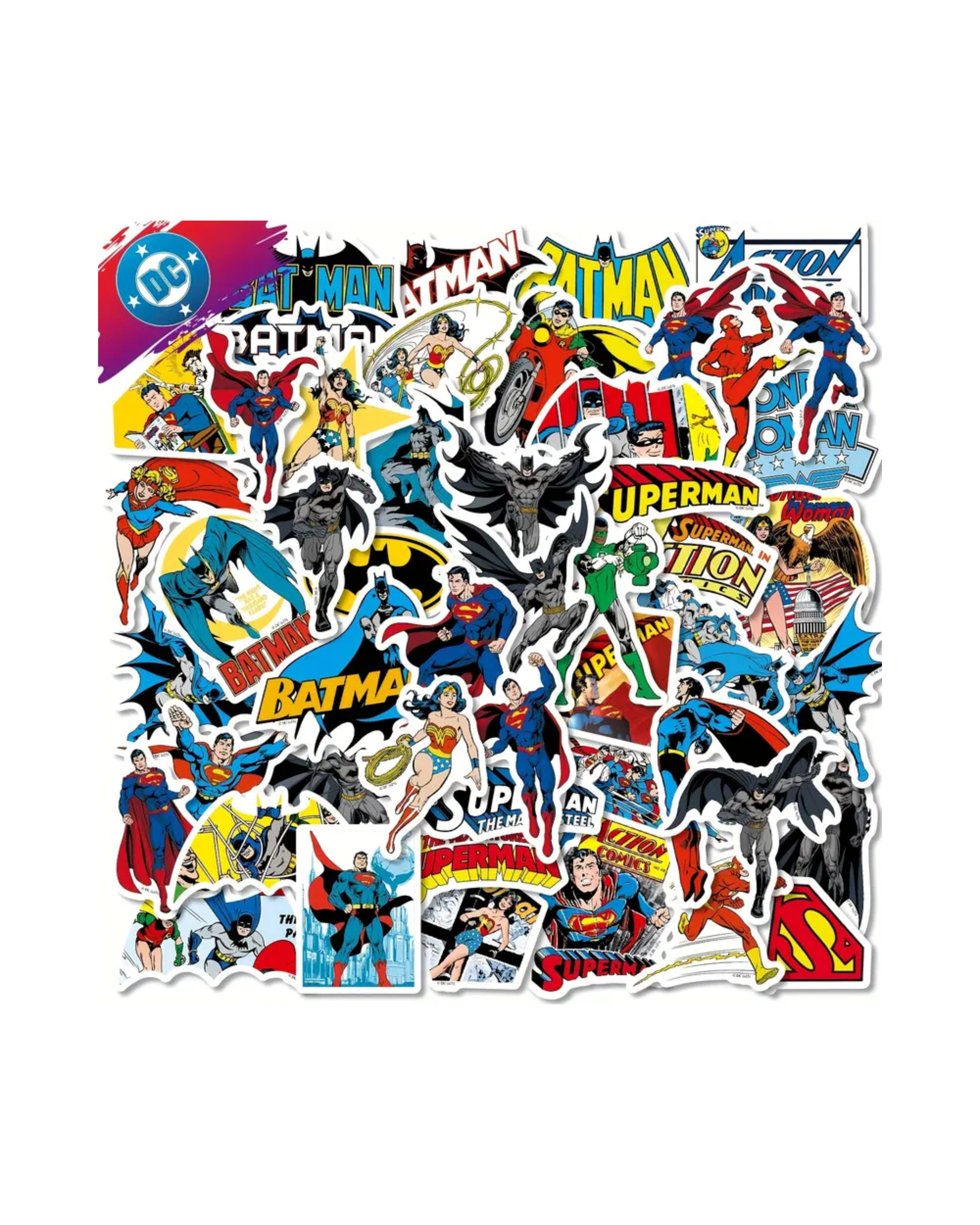 Justice League Cartoon Stickers