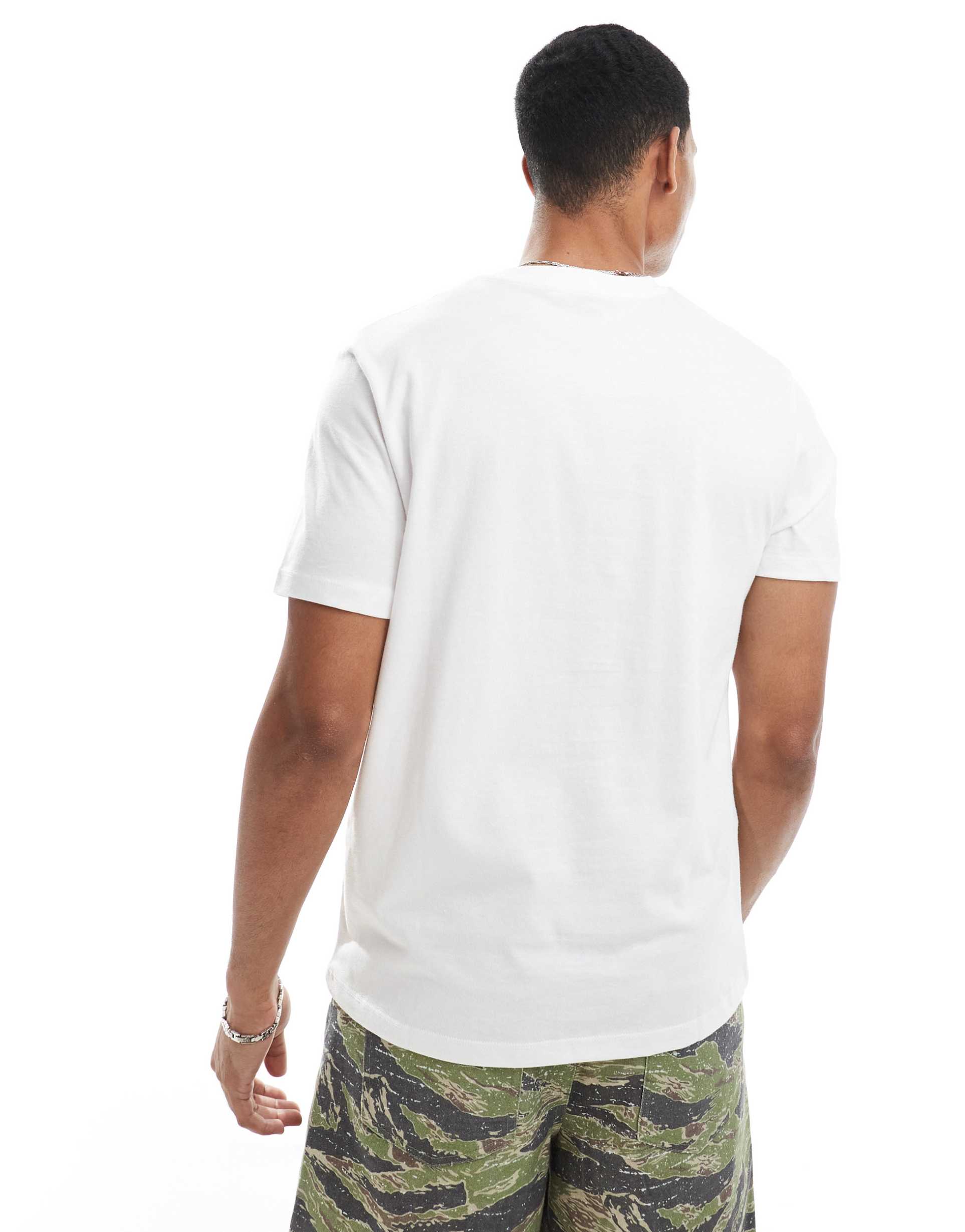 ASOS DESIGN essentials crew neck t-shirts in white