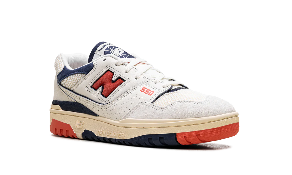 New Balance 550 "Sea Salt Pack Blast Red"