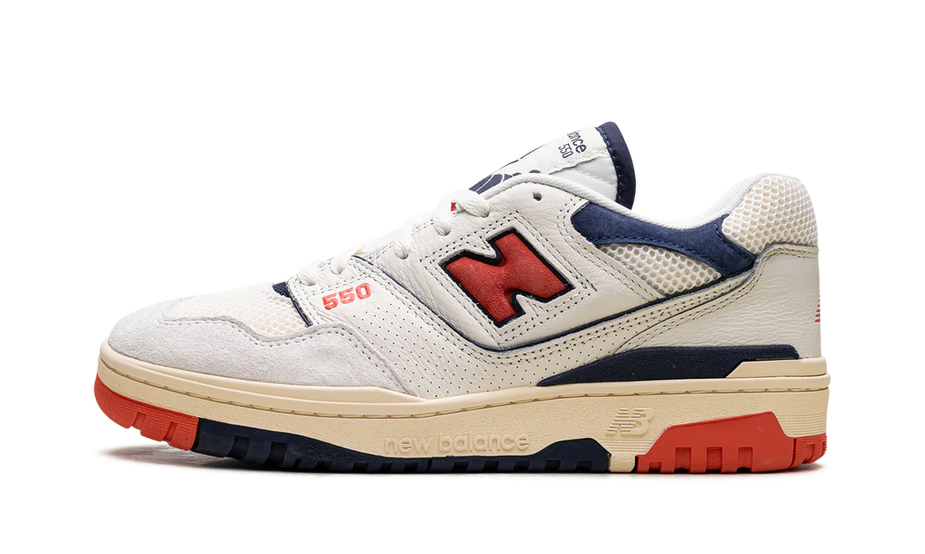 New Balance 550 "Sea Salt Pack Blast Red"