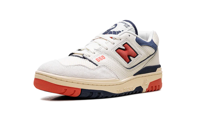New Balance 550 "Sea Salt Pack Blast Red"