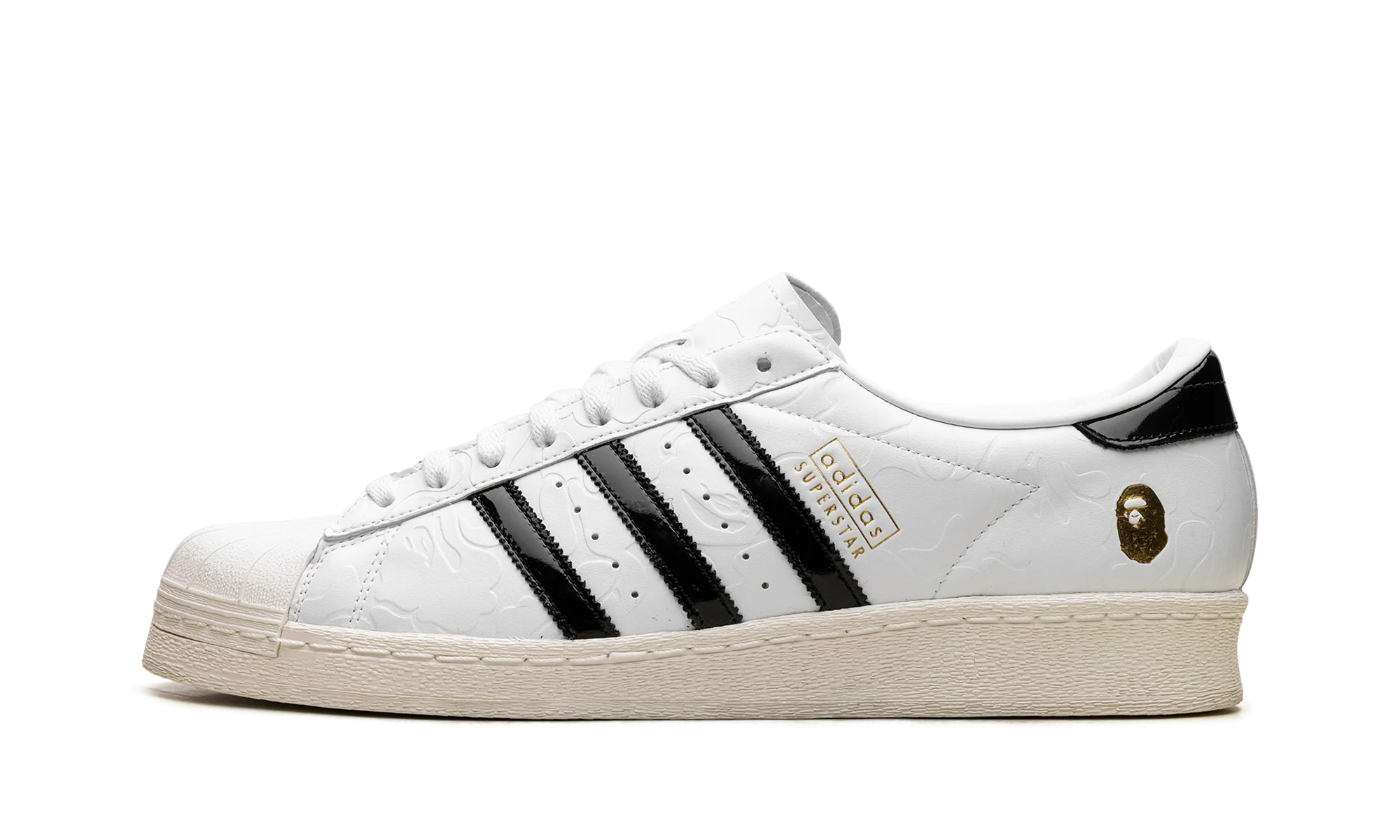 ADIDAS Superstar Vintage "A Bathing Ape - White Black"