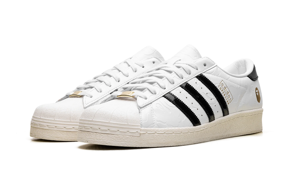 ADIDAS Superstar Vintage "A Bathing Ape - White Black"