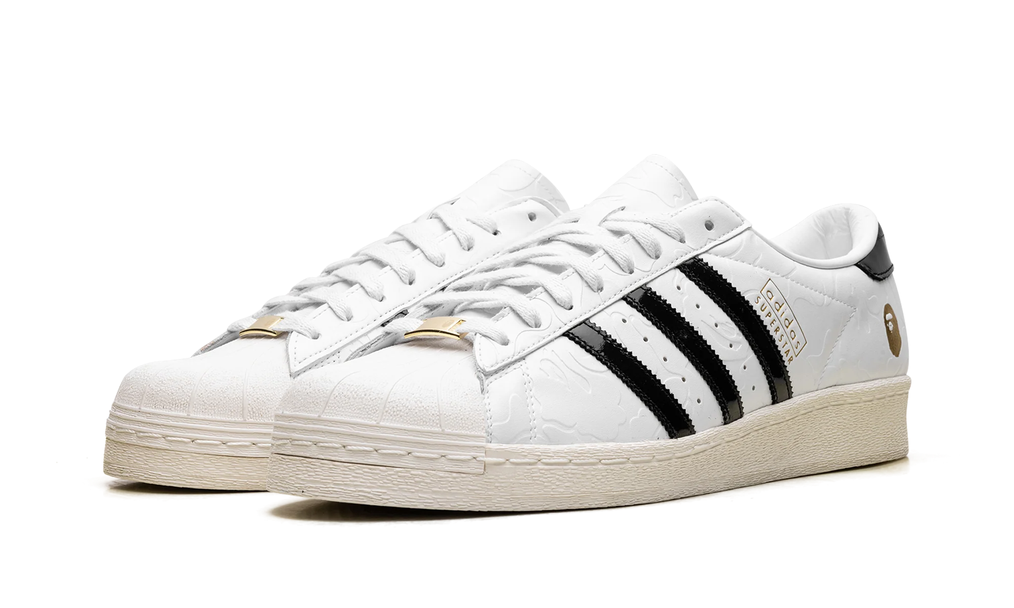 ADIDAS Superstar Vintage "A Bathing Ape - White Black"