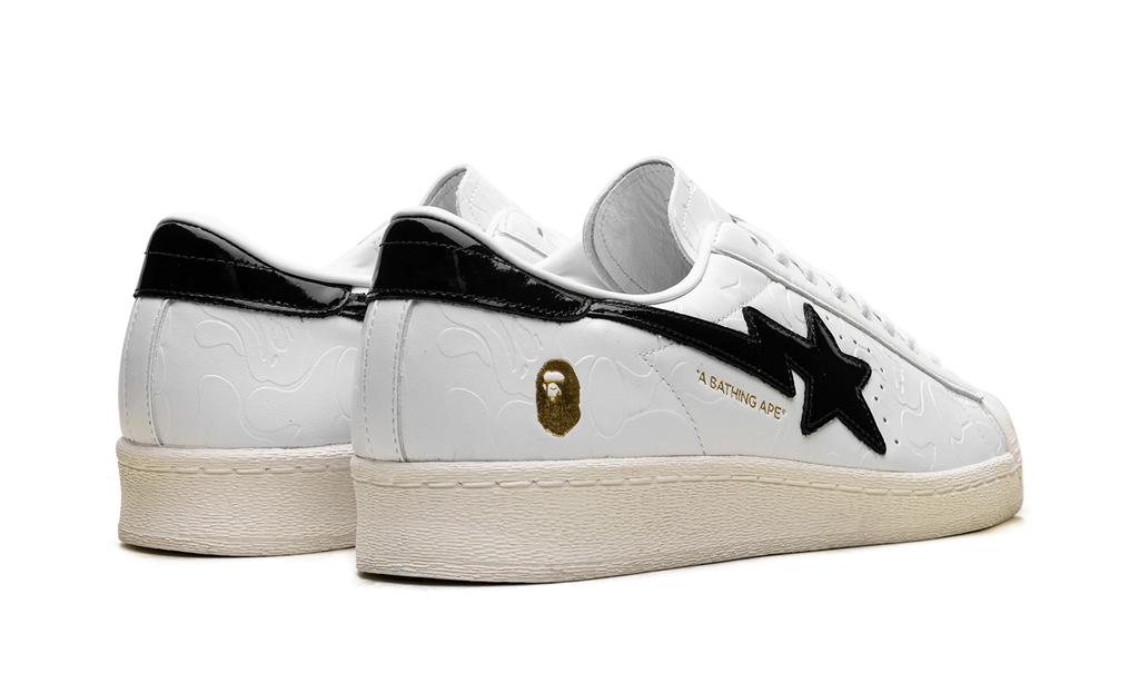 ADIDAS Superstar Vintage "A Bathing Ape - White Black"