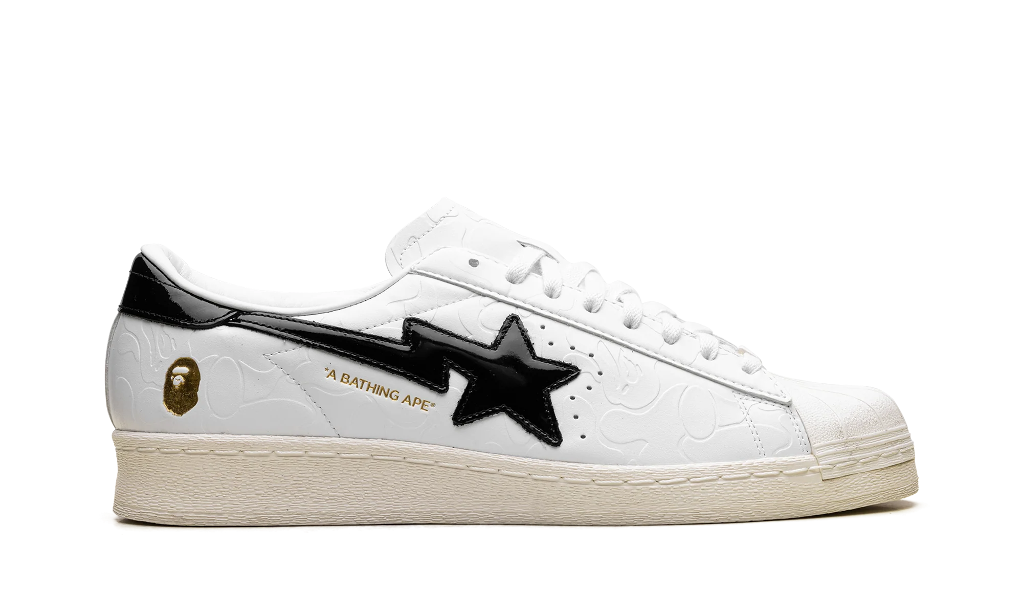 ADIDAS Superstar Vintage "A Bathing Ape - White Black"